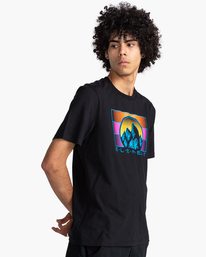 2 Palazzo - Camiseta de manga corta para Hombre Negro C1SSN4ELP2 Element
