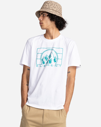 1 Palazzo - Short Sleeve T-Shirt for Men White C1SSN4ELP2 Element