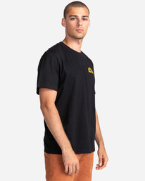 3 Burkett - Camiseta de manga corta para Hombre Negro C1SSN5ELP2 Element
