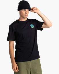 3 Renard - T-shirt manches courtes pour Homme Noir C1SSN7ELP2 Element
