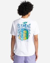 5 Groman - Short Sleeve T-Shirt for Men White C1SSO1ELP2 Element