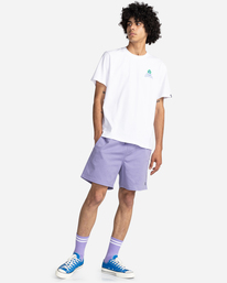 4 Groman - Short Sleeve T-Shirt for Men White C1SSO1ELP2 Element