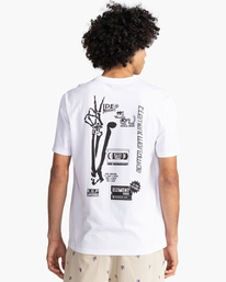 3 Video nasties - Camiseta de manga corta para Hombre Blanco C1SSO2ELP2 Element