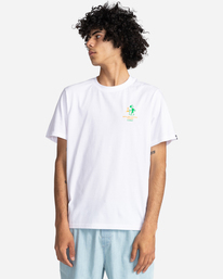 2 Offline - T-shirt manches courtes pour Homme Blanc C1SSO7ELP2 Element