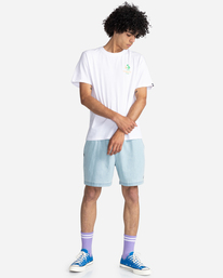 4 Offline - T-shirt manches courtes pour Homme Blanc C1SSO7ELP2 Element