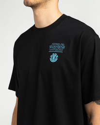 4 STAR WARS&trade; x Element Galaxy - Short Sleeve T-Shirt for Men Black C1SSP7ELP2 Element