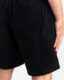 4 Valley Twill - Short pour Homme Noir C1WKC1ELP2 Element