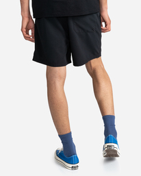 6 Canyon 18" - Hybrid Shorts for Men Black C1WKC3ELP2 Element