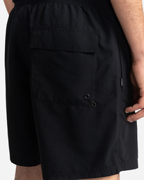 4 Canyon 18" - Hybrid Shorts for Men Black C1WKC3ELP2 Element