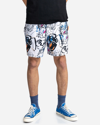 1 Clara Knör - Canyon Flex 18" - Hybridshorts für Männer Weiss C1WKC5ELP2 Element