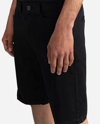 3 Howland Classic - Chino-Shorts für Männer Schwarz C1WKD1ELP2 Element
