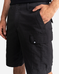 3 Legion - Cargo Shorts for Men Black C1WKD4ELP2 Element