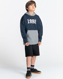 2 Sacha - Sweat à capuche pour Garçon 8-16 ans Gris C2HOB2ELP2 Element