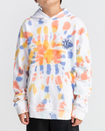 2 Seal Tie Dye - Hoodie for Boys 8-16 Orange C2HOB8ELP2 Element