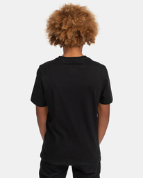 5 Basic Label - Camiseta de manga corta para Chicos 8-16 Negro C2SSD1ELP2 Element