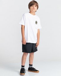 3 Covered - T-shirt manches courtes pour Garçon 8-16 ans Blanc C2SSD7ELP2 Element