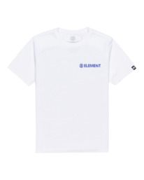 0 Blazin' Chest - Short Sleeve T-Shirt for Boys 8-16 White C2SSE1ELP2 Element