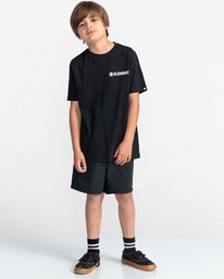 2 Blazin' Chest - Short Sleeve T-Shirt for Boys 8-16 Black C2SSE1ELP2 Element