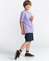 2 Blazin' Chest - Short Sleeve T-Shirt for Boys 8-16 Purple C2SSE1ELP2 Element