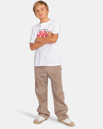 3 Seal - Short Sleeve T-Shirt for Boys 8-16 White C2SSE3ELP2 Element