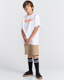 2 Pusher - T-shirt manches courtes pour Garçon 8-16 ans Blanc C2SSF2ELP2 Element
