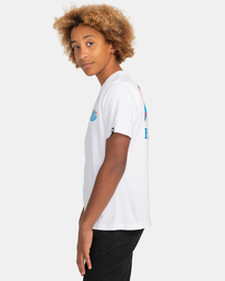 3 Kass - Camiseta de manga corta para Chicos 8-16 Blanco C2SSF3ELP2 Element