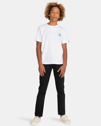 4 Kass - Camiseta de manga corta para Chicos 8-16 Blanco C2SSF3ELP2 Element