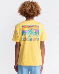 4 Kass - Short Sleeve T-Shirt for Boys 8-16 Yellow C2SSF3ELP2 Element
