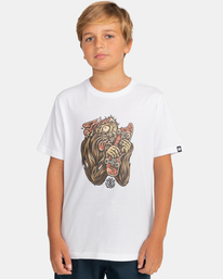 1 Bite - Short Sleeve T-Shirt for Boys 8-16 White C2SSG1ELP2 Element