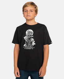 1 Black Cat - Short Sleeve T-Shirt for Boys 8-16  C2SSG2ELP2 Element