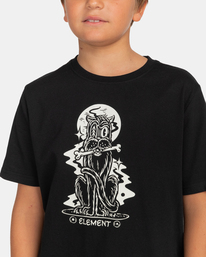 3 Black Cat - Short Sleeve T-Shirt for Boys 8-16  C2SSG2ELP2 Element