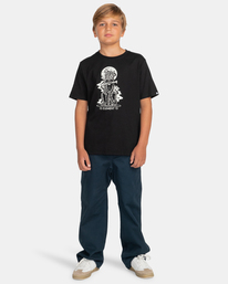 4 Black Cat - Short Sleeve T-Shirt for Boys 8-16  C2SSG2ELP2 Element