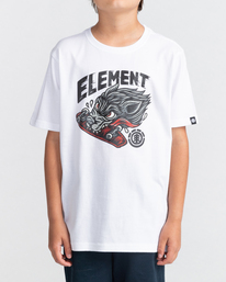 1 Wolf - Camiseta de manga corta para Chicos 8-16  C2SSG4ELP2 Element