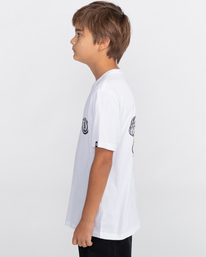 3 Dropin' - T-shirt manches courtes pour Garçon 8-16 ans Blanc C2SSG5ELP2 Element