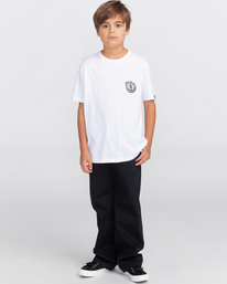 4 Dropin' - T-shirt manches courtes pour Garçon 8-16 ans Blanc C2SSG5ELP2 Element