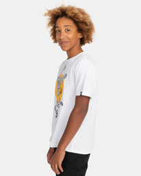 2 Flippin - Short Sleeve T-Shirt for Boys 8-16 White C2SSG6ELP2 Element