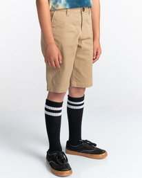 2 Howland Classic - Chino Shorts for Boys 8-16 Beige C2WKB1ELP2 Element