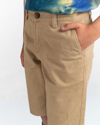 3 Howland Classic - Chino Shorts for Boys 8-16 Beige C2WKB1ELP2 Element