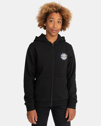 1 Seal - Sweat à capuche zippé pour Garçon 8-16 ans Noir C2ZHB2ELP2 Element