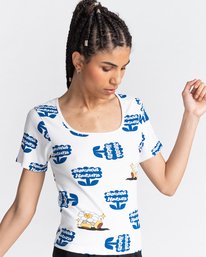 1 Thorning - Camisa de Manga Corta para Mujer  C3KTB4ELP2 Element