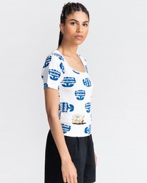 2 Thorning - Camisa de Manga Corta para Mujer  C3KTB4ELP2 Element