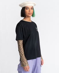 3 Offline - Short Sleeve T-Shirt for Women Black C3SSB6ELP2 Element