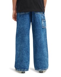 9 Big Carpenter Denim Y - Calças estilo carpinteiro para rapazes 8-16 Azul ELBDP00107 Element