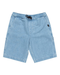 0 Carpenter 18.5" - Denim Shorts for Boys 8 - 16 White ELBDS03000 Element