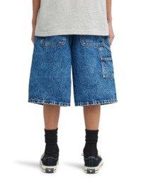 6 Big - Zimmermann-Shorts f&uuml;r Jungen 8-16 Blau ELBDS03003 Element