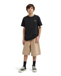 4 Big 5 - Denim Shorts for Boys 8-16 Beige ELBDS03006 Element