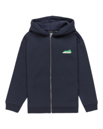 0 Rain Cornell - Sweat zippé pour Garçon 8-16 Bleu ELBFT00133 Element