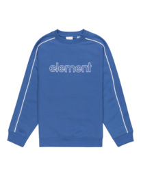 0 Cornell 90s - Sweat pour Garçon 8-16 Bleu ELBFT00139 Element