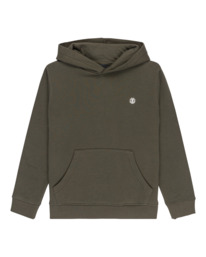 0 Icon Embroidery - Hoodie for Boys 8-16 Brown ELBFT00141 Element