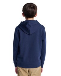 6 Icon Embroidery Po Y - Felpa con cappuccio da Ragazzo 8-16 Blue ELBFT00141 Element